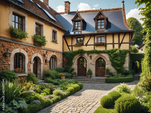 country picturesque village of the dordogne