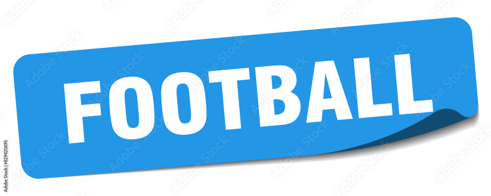 football sticker. football label football sticker. football label