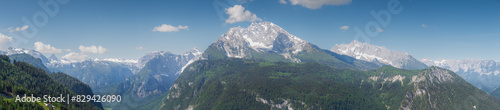 Watzmann mountain near Konigssee lake in Berchtesgaden National Park, Germany photo