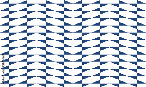 abstract triangle geometric blue background star patch work seamless repeat style, replete image design for fabric printing, horizontal strip column