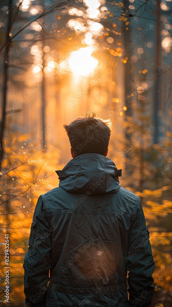 Serene Solitude Amid Tranquil Forest Serene Solitude Amid Tranquil Forest