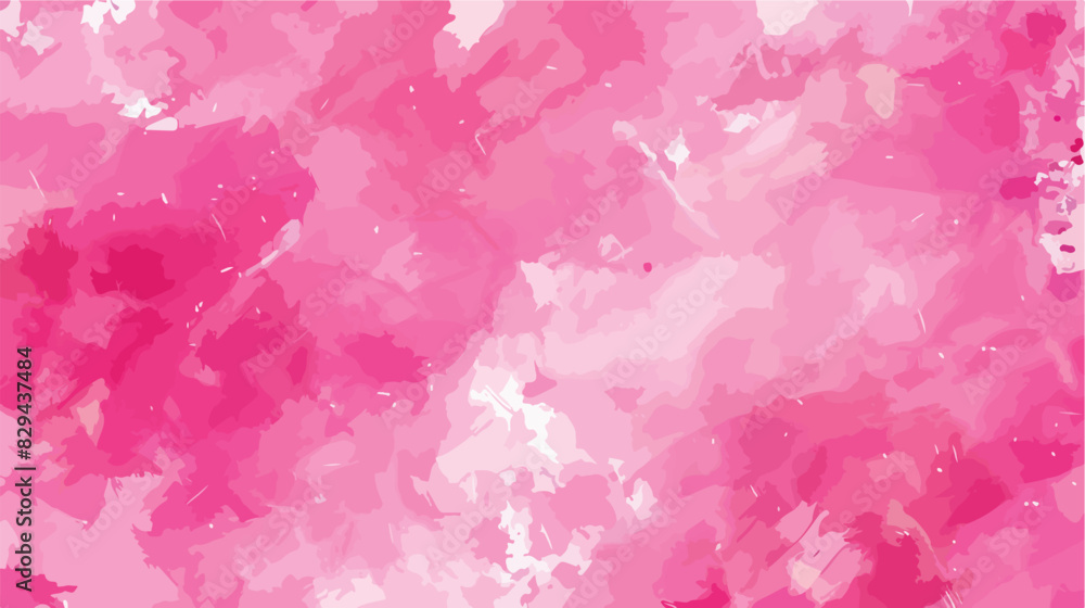 Watercolor background bright pink. Hand painting abst