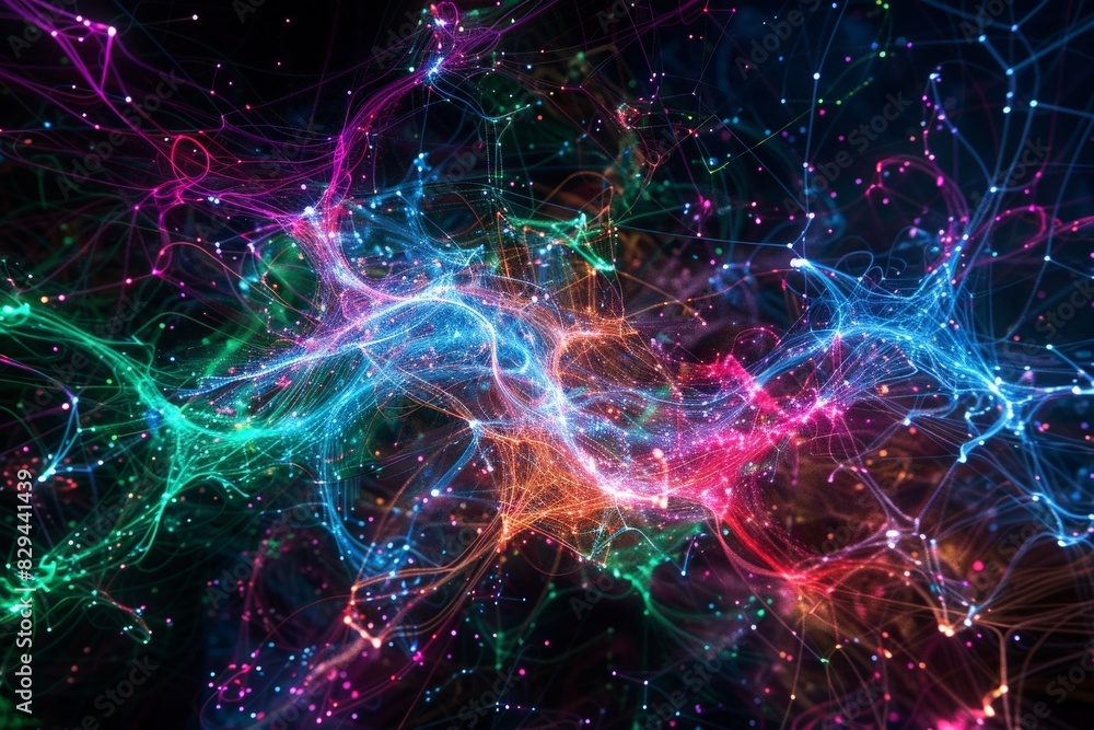 Science and Technology Concept, Atomic Structure with Nucleus - a Symbolic Image of Elementary Particle on Black Backdrop. Beautiful simple AI generated image in 4K, unique. Science and Technology Concept, Atomic Structure with Nucleus - a Symbolic Image of Elementary Particle on Black Backdrop. Beautiful simple AI generated image in 4K, unique.