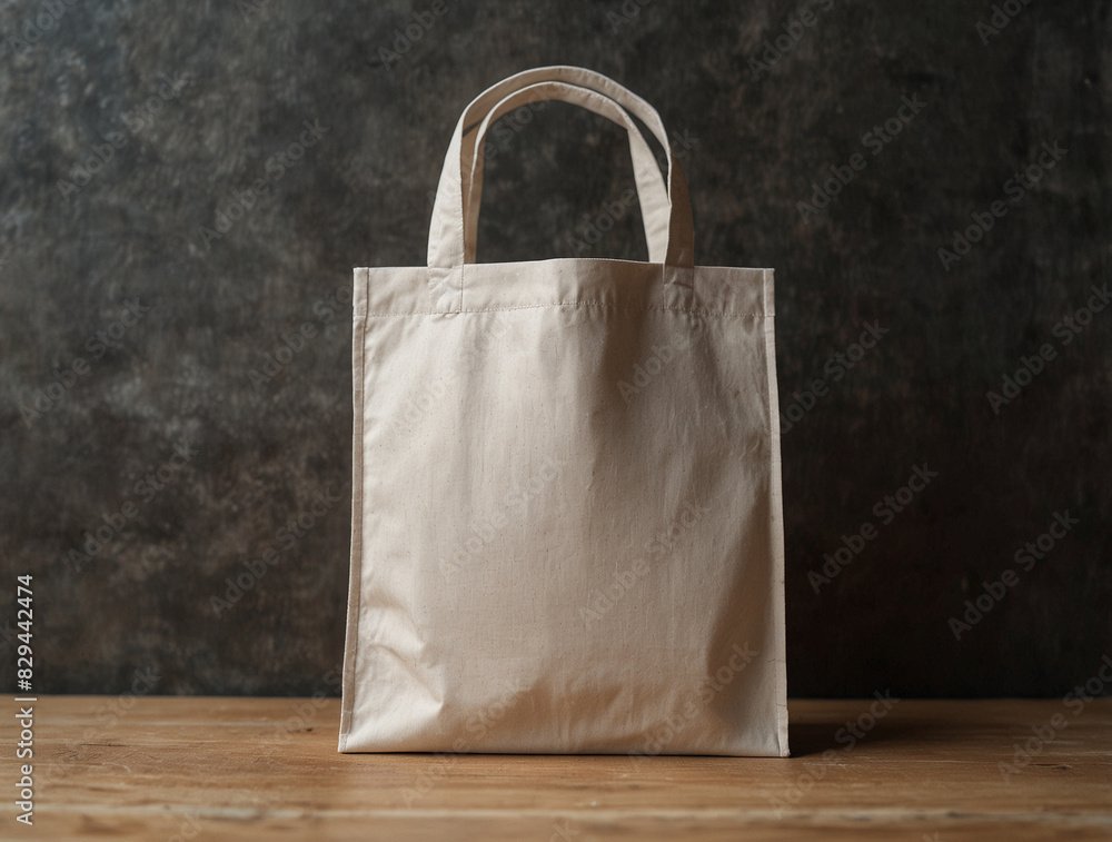 Blank cotton white eco bag mockup Blank cotton white eco bag mockup