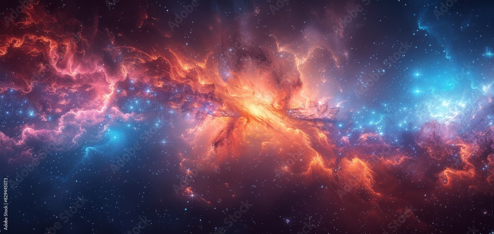 universe created with Generative AI technology universe created with Generative AI technology