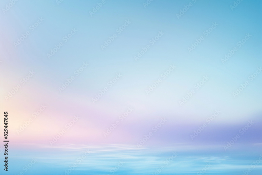 Peaceful abstract blur with gradients of sky blue and lavender, designed for serenity and calm in meditation spaces. Peaceful abstract blur with gradients of sky blue and lavender, designed for serenity and calm in meditation spaces.