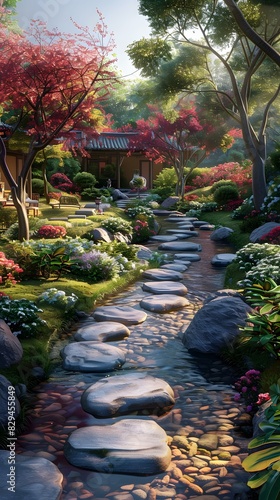 Chinese Garden Landscape © duyina1990