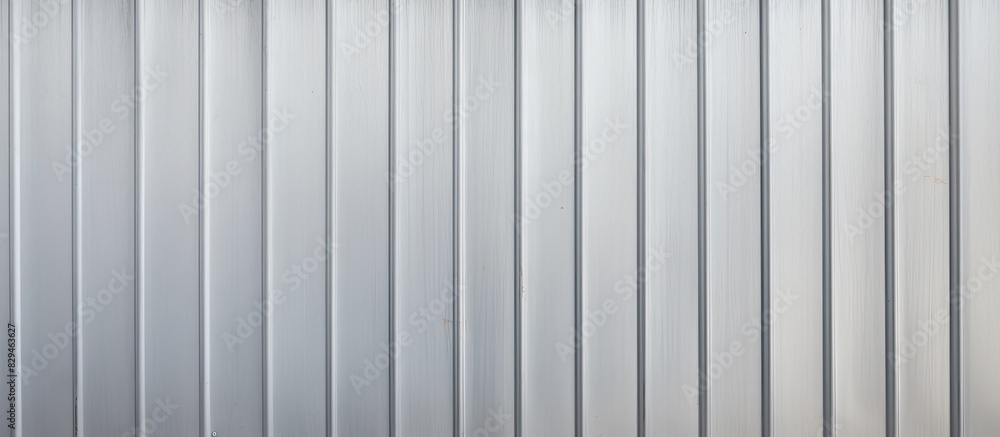 Gray colored Zinc wall with a galvanized sheet texture providing a plate surface background pattern for a cohesive copy space image Gray colored Zinc wall with a galvanized sheet texture providing a plate surface background pattern for a cohesive copy space image