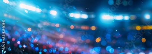 Stadium. Sports arena. Blurred background