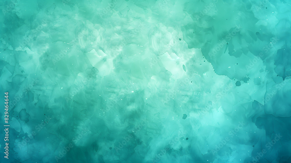 blue green watercolor gradient bright light and glow texture background. Generative AI.