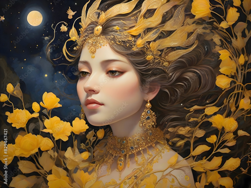 Lady Portrait Ethereal Surreal Art Lady Portrait Ethereal Surreal Art
