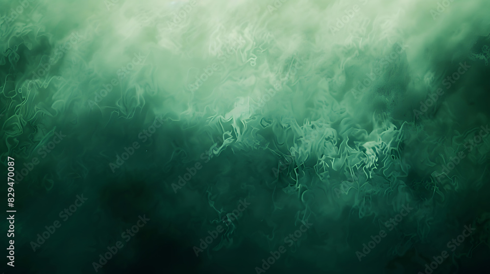 Fototapeta premium blurry image of a green gradient texture background. Generative AI.