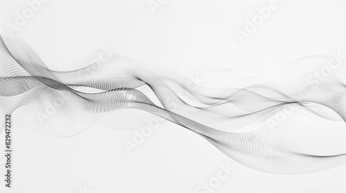 A clean white background with a faint wave pattern, offering a hint of movement without overwhelming the design photo