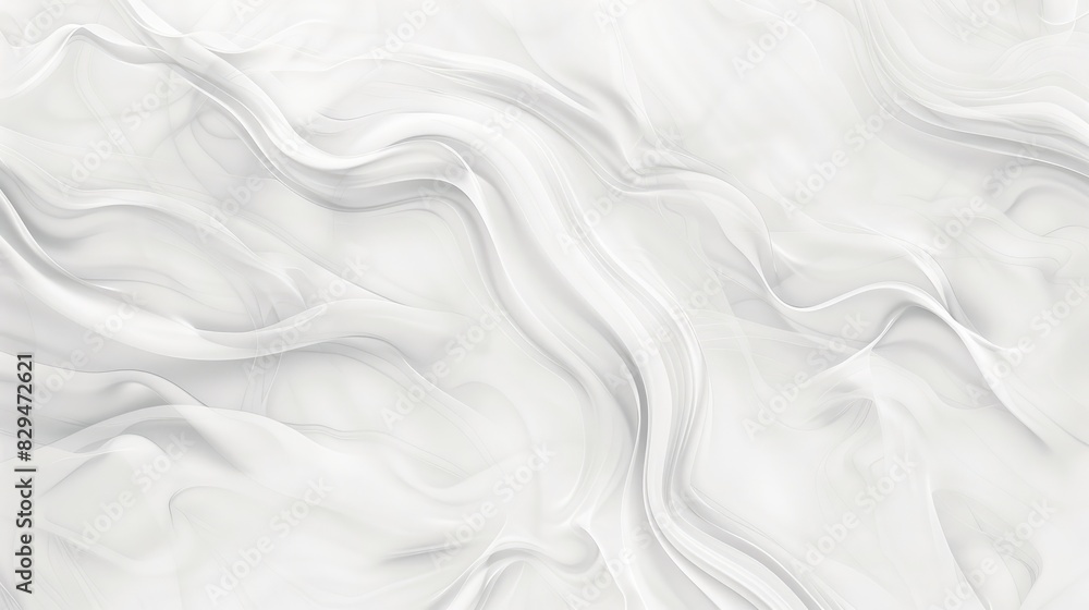 Obraz premium A clean white background with a very faint swirl pattern, adding a touch of elegance without being too distracting