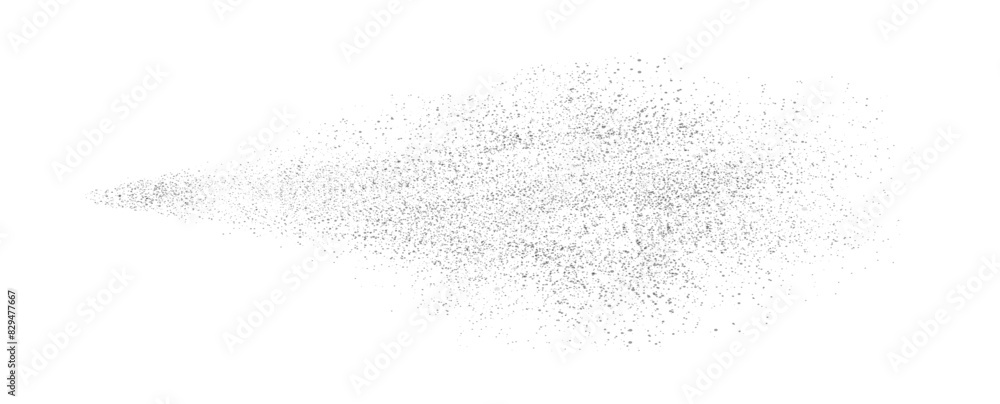 Fototapeta premium Water spray effect, realistic cosmetic mist, transparent atomizer splash.