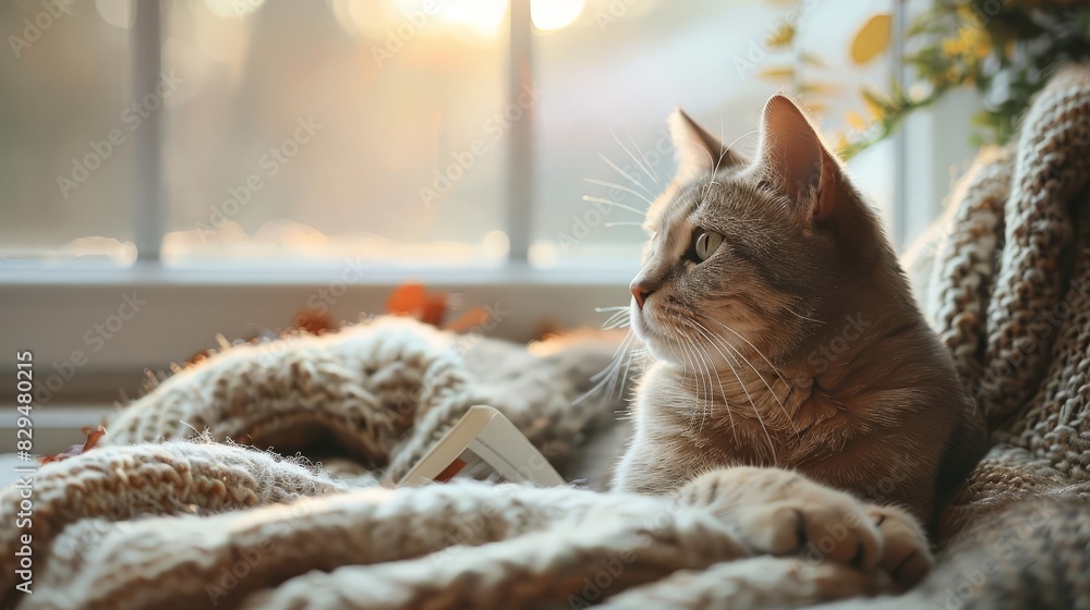Cozy attic space, person reading, cats lounging, beam of sunlight, mid shot position center isolate on white background, clear focus, soft lighting Cozy attic space, person reading, cats lounging, beam of sunlight, mid shot position center isolate on white background, clear focus, soft lighting