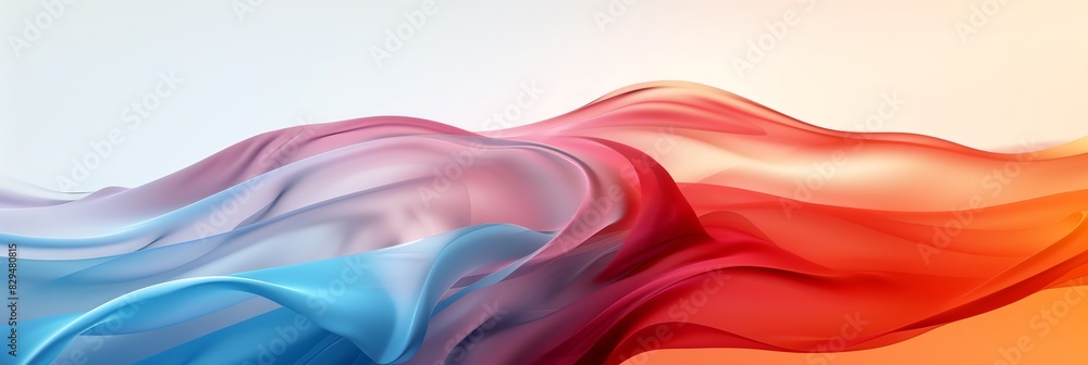 red, blue gradient, curved shape, black background, 3d render, simple shapes, in the style of simple, minimal, green light aspect ratio 3:1, for banner, landing page, website red, blue gradient, curved shape, black background, 3d render, simple shapes, in the style of simple, minimal, green light aspect ratio 3:1, for banner, landing page, website