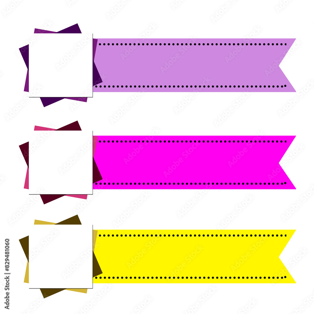 Modern Infographic Lower third Label Banner design Modern Infographic Lower third Label Banner design