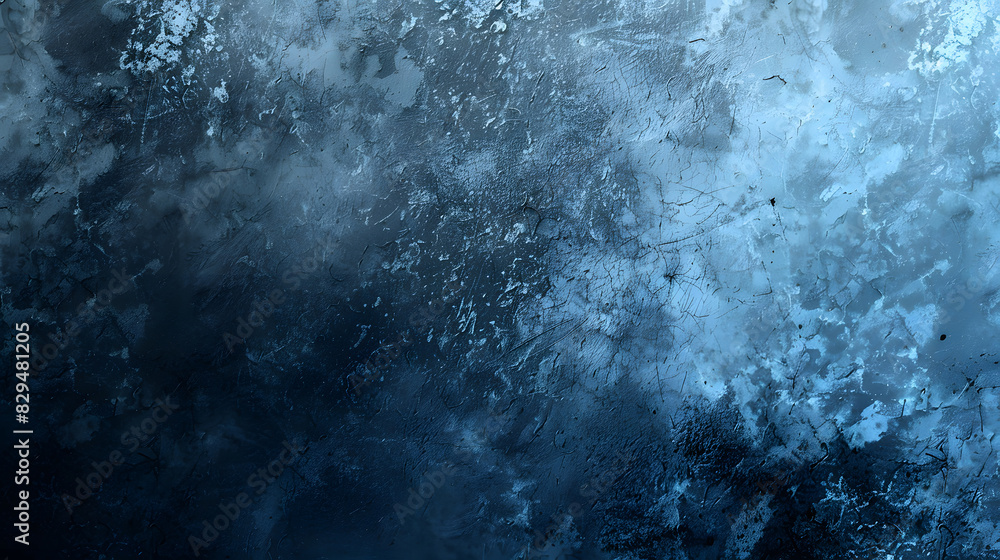 Obraz premium dark blue black grey spray texture color gradient texture background. Generative AI.