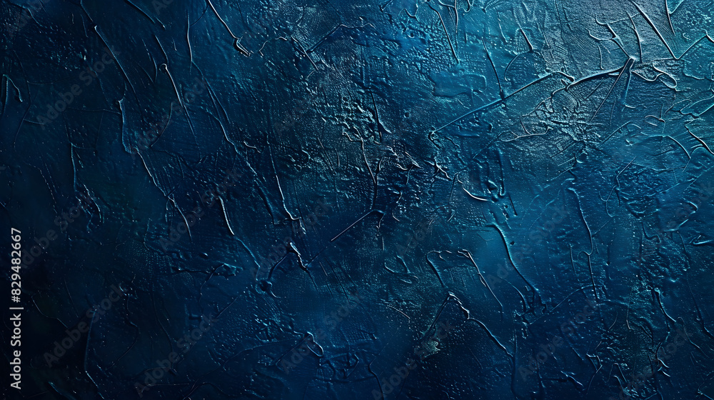 Obraz premium Dark blue textured background. Generative AI.