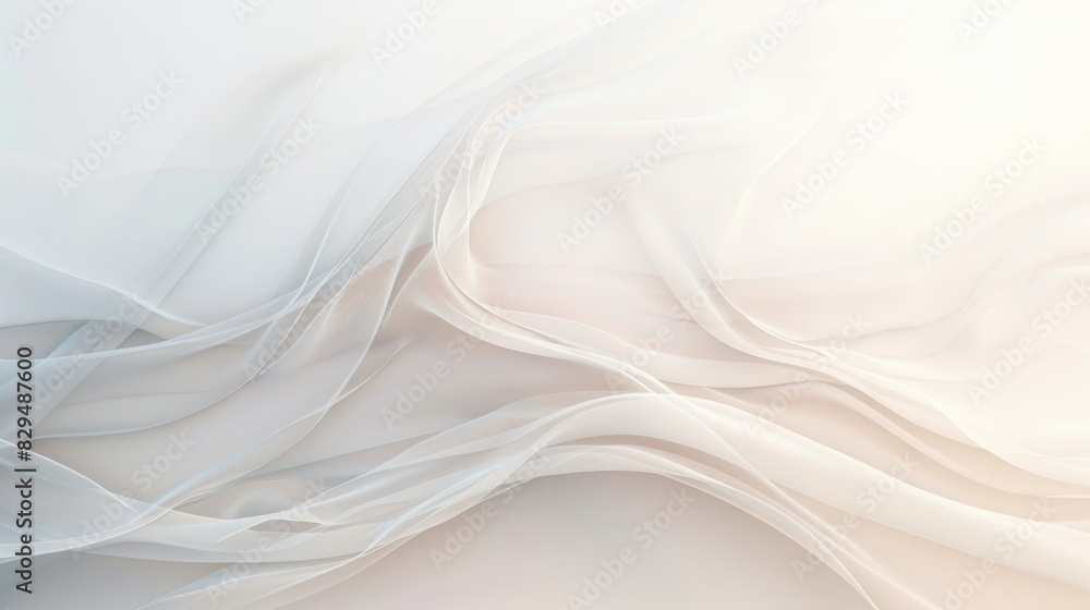 Obraz premium A minimalist white background with a subtle gradient effect, creating a soft and pleasing visual impact