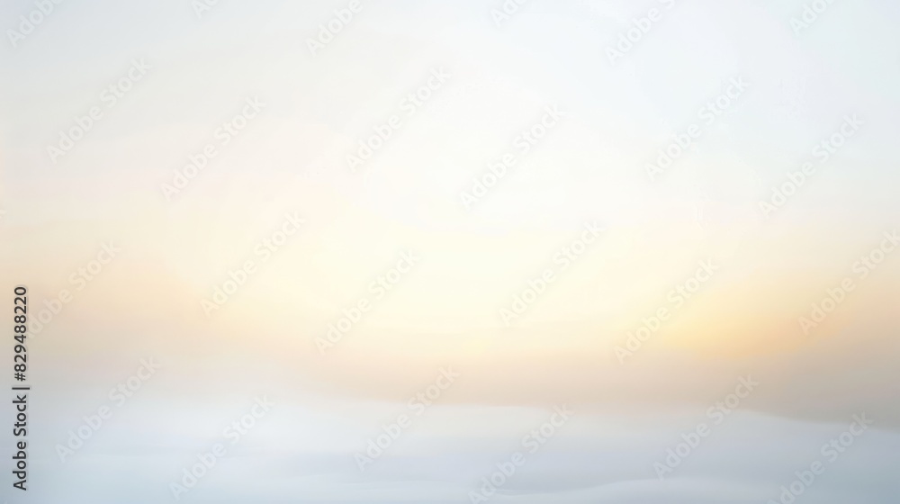 Fototapeta premium A plain white background with a soft, diffused gradient, perfect for creating a calm and soothing visual effect