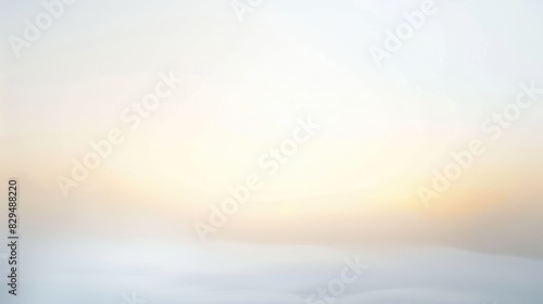 A plain white background with a soft, diffused gradient, perfect for creating a calm and soothing visual effect photo