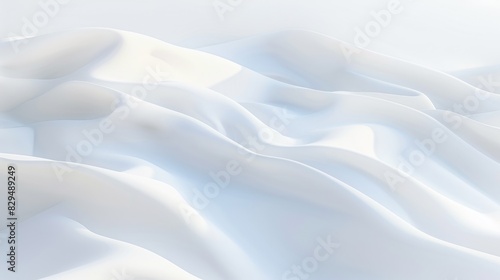A simple white background with a soft, diffused gradient, creating a serene and calming visual effect photo