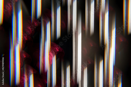 Abstract background of blurred lights