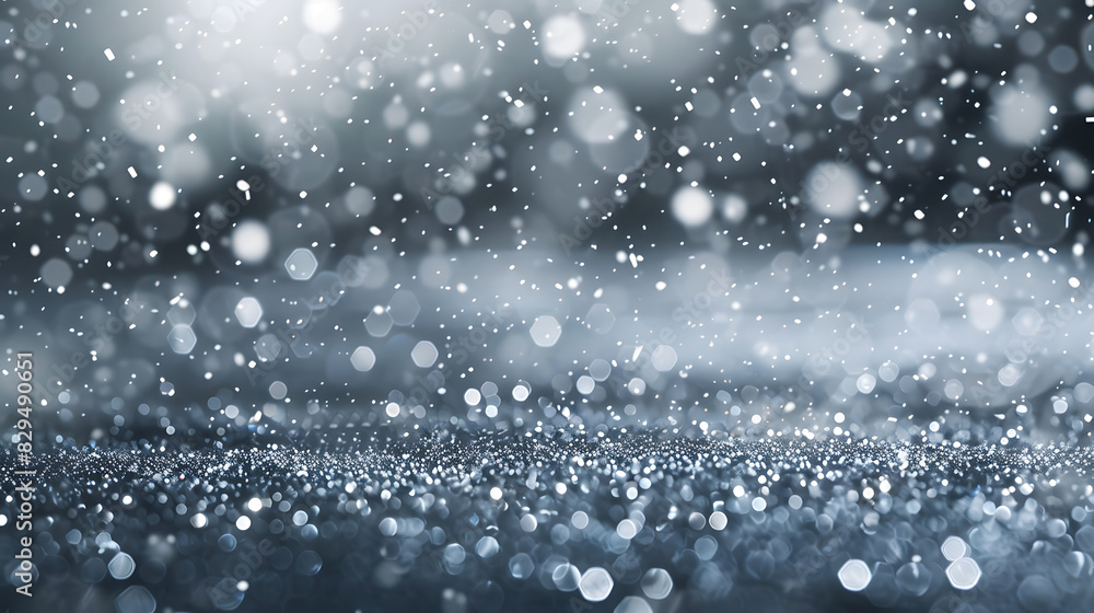 falling snow and glitter texture background. Generative AI. falling snow and glitter texture background. Generative AI.