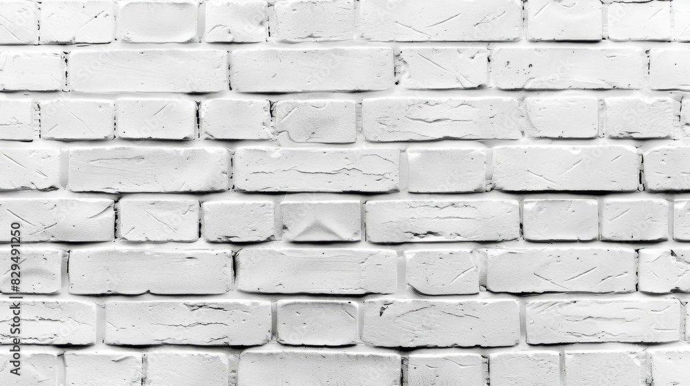 A monochrome image of a wall built from white bricks, contrasting against a middle ground of a black-and-white brick wall A monochrome image of a wall built from white bricks, contrasting against a middle ground of a black-and-white brick wall