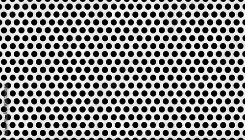 Seamless old gray metal grid pattern background