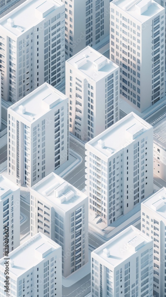 Fototapeta premium The future is here. These AI-generated images show what our cities could look like in the years to come.