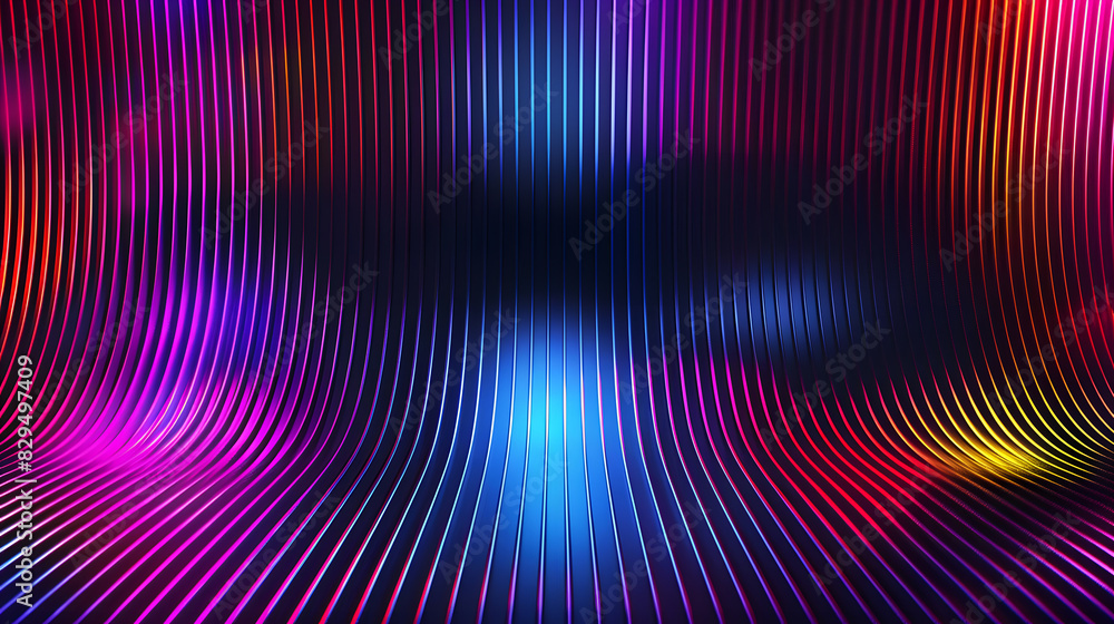 Glittering gradient background with hologram effect and magic lights. Generative AI. Glittering gradient background with hologram effect and magic lights. Generative AI.
