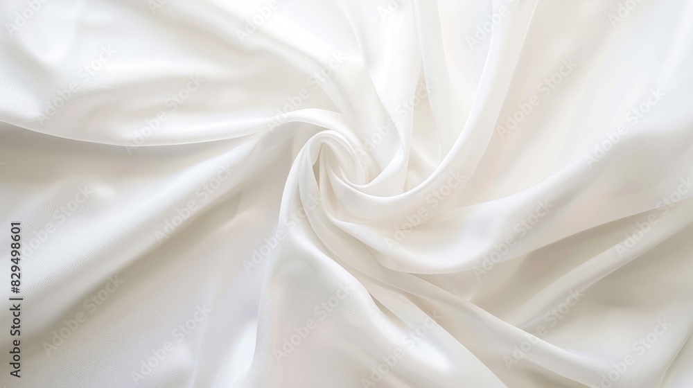 Obraz premium A smooth, seamless white background with a gentle gradient from the center outwards, providing an elegant look