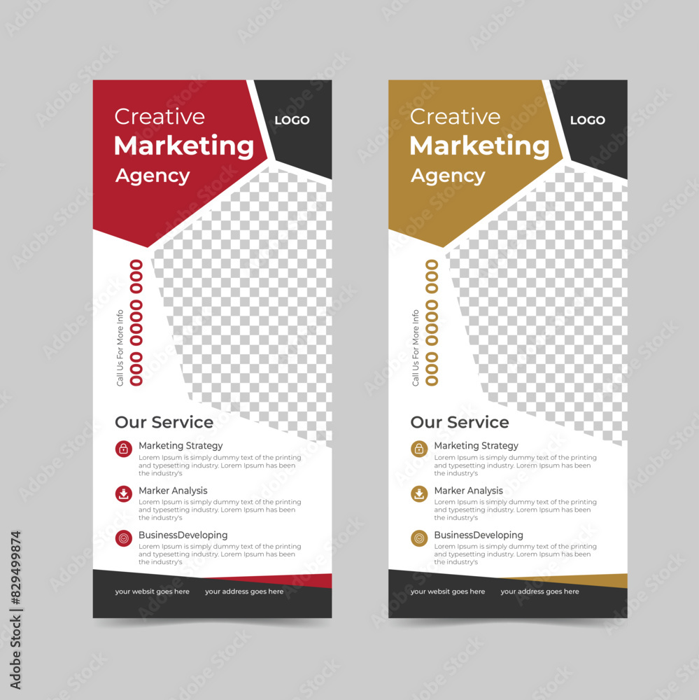 Create a modern corporate business flyer template for your firm. A creative business flyer with an abstract layout. Create a modern corporate business flyer template for your firm. A creative business flyer with an abstract layout.