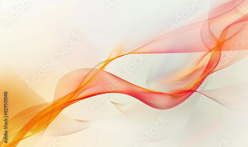 Abstract clean and colorful wavy background for presentation template