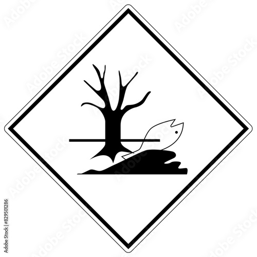 International wordless placard marine pollutant