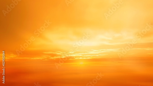 gold orange sunset gradient bright light and glow texture background. Generative AI.