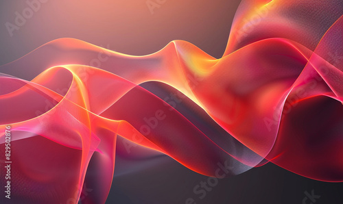 Abstract clean and colorful wavy background for presentation template