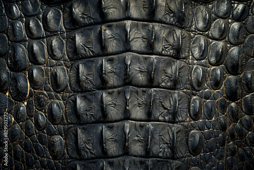 Generative ai on theme of beautiful texture crocodile skin for design natural abstract background photo