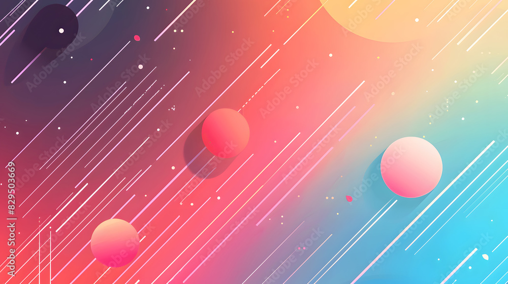 Obraz premium Gradient colorful background. Generative AI.