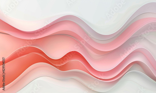 Abstract clean and colorful wavy background for presentation template