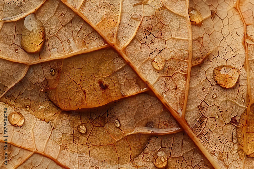 Obraz premium Generative ai on theme of beautiful texture leaf from tree for design natural abstract background