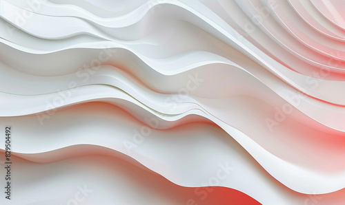 Abstract clean and colorful wavy background for presentation template