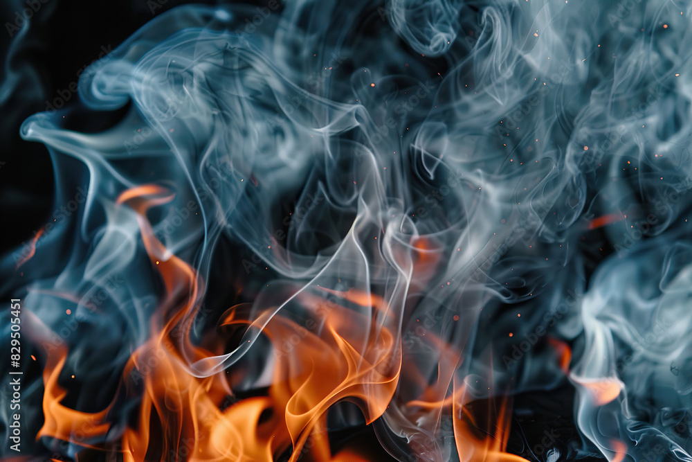 Generative ai on theme of beautiful texture bright hot fire for design natural abstract background