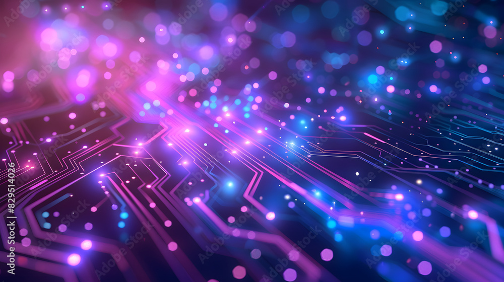 Blue and purple technology circuit Blue and purple technology circuit