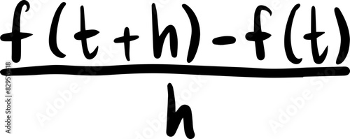 calculus rules math handwritten 