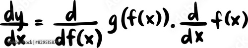 calculus rules math handwritten 