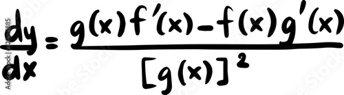 calculus rules math handwritten 
